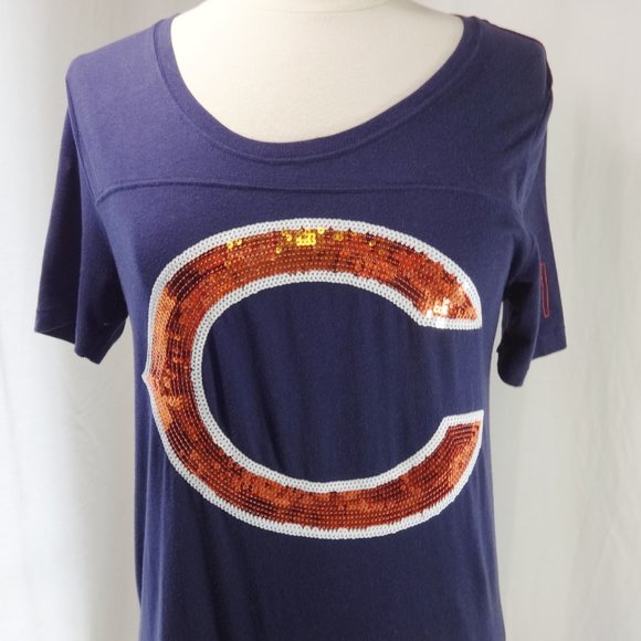 VS PINK Blue Chicago Bears Jersey Size Medium - Picture 12 of 13